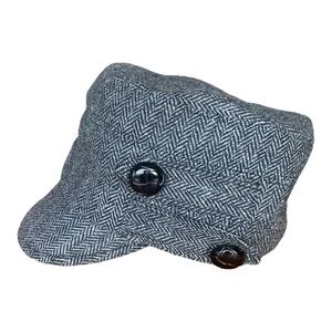 San Diego Hat Co. Black and White Tweed Hat One Size 23”